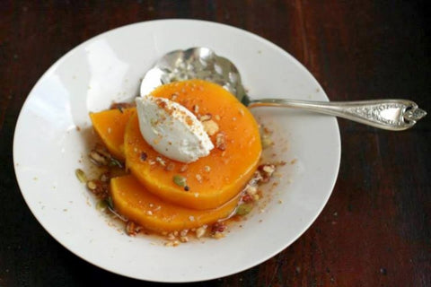 SQUASH- POACHED BUTTER NUT